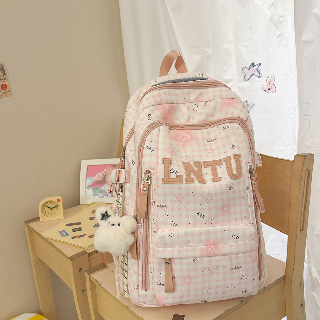Verspielter Rucksack mit Mehrfachfächern Design Karnz