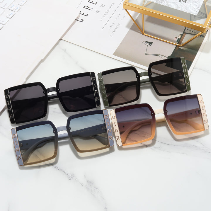 Damen Sonnenbrille im modernen quadratischen Design Karnz