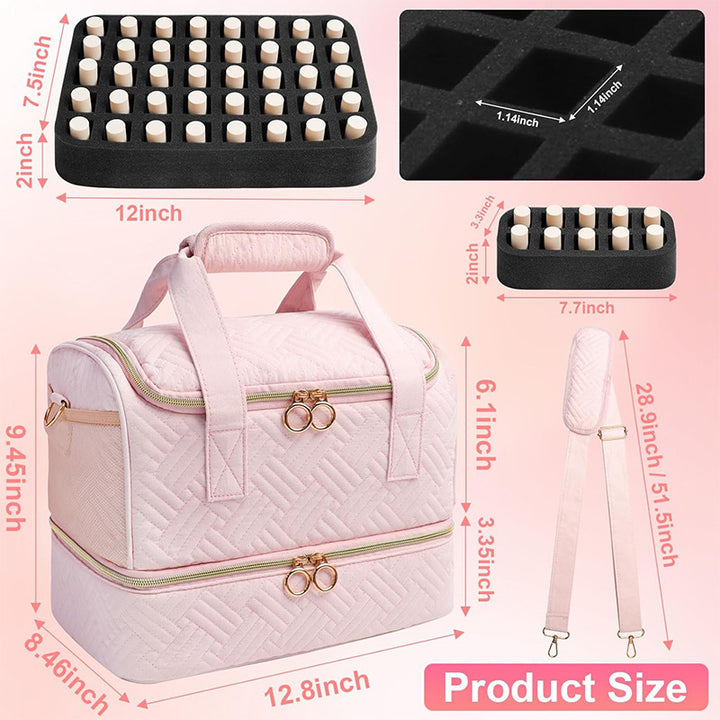 Kosmetik-Organizer Tasche mit Abnehmbaren Fächern Karnz