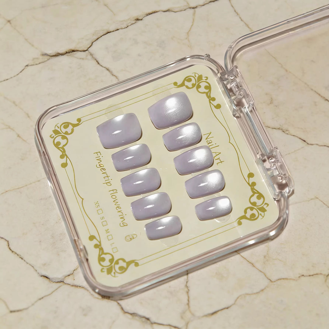 Elegantes Glänzendes Aufklebenägel-Set Karnz