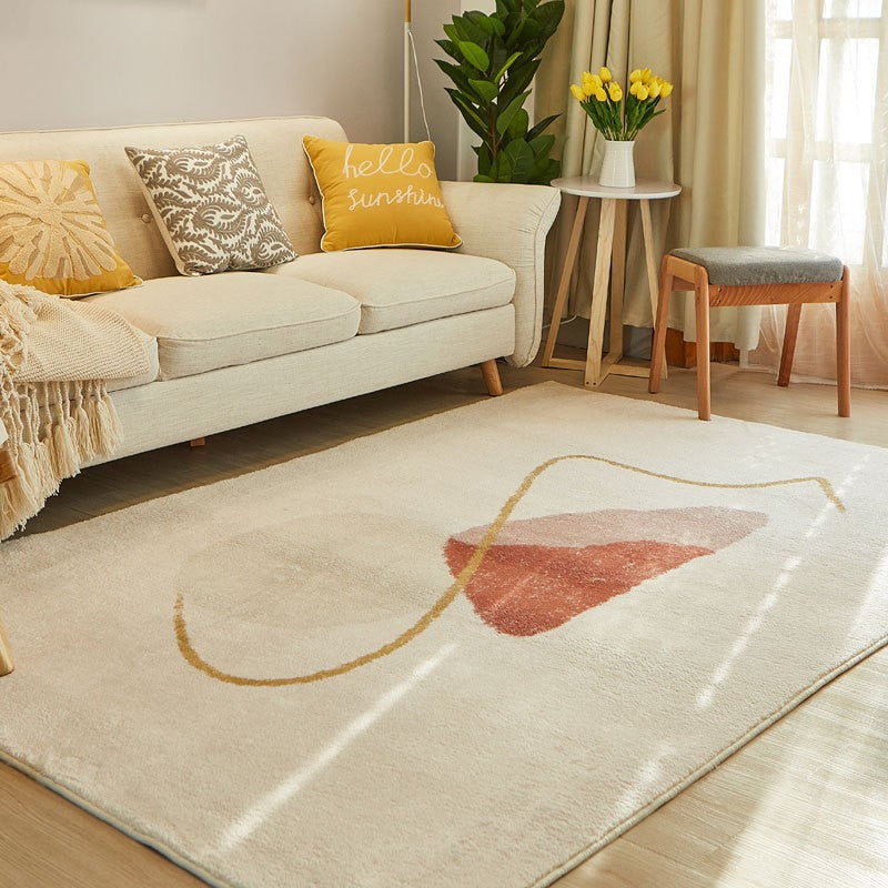 Abstraktes Design Boden Teppich Karnz