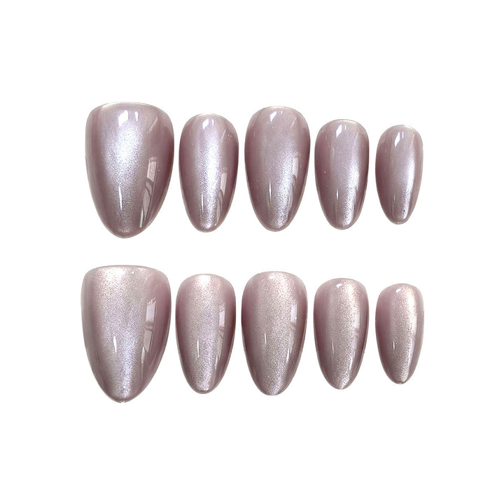 Elegante Glitzer Druck-Nagelset