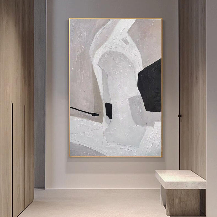 Abstract Texturiertes Leinwand Wandkunstwerk