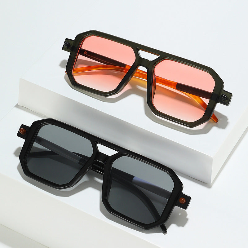 Stylische geometrische Sonnenbrille Karnz