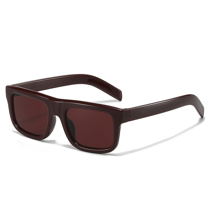 Zeitgenössische Sonnenbrille mit breitem Rahmen Karnz