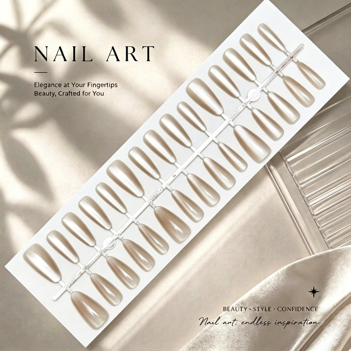Premium Glossy Nail Art Press-On-Nägel