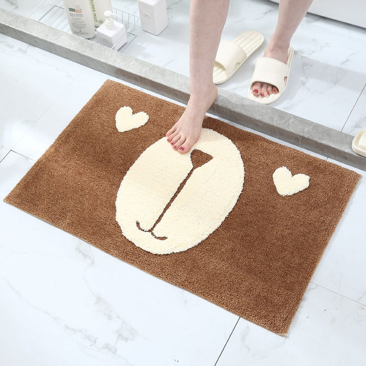 Kat-Themen Memory Foam Badmatte für Badezimmer