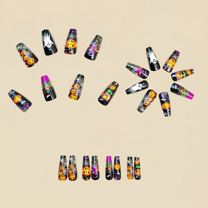 Halloween-Themen Nagelkunst Karnz