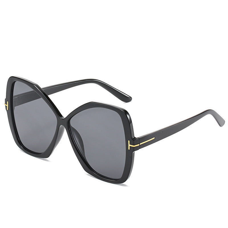 Modisch Übergroße Geometrische Sonnenbrille Karnz