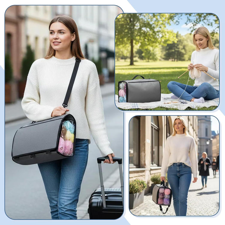 Kreative Woll-Organizer-Tasche Karnz