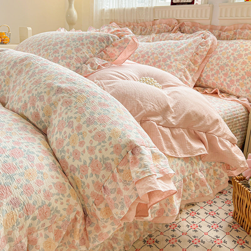 Verspieltes Polka Dot Bettwäsche Set