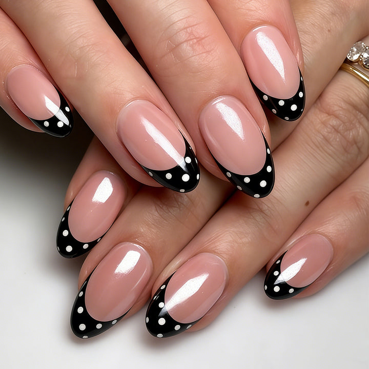 Designer French Tip Nail Art Karnz