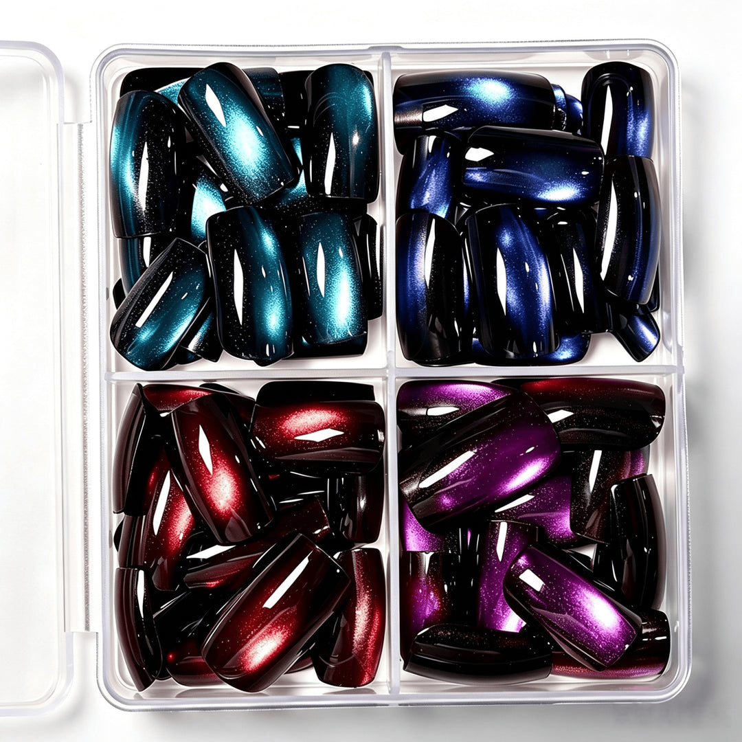 Gradient Glitter Press-On Nail Set Karnz