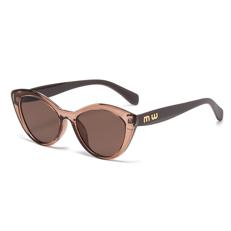 Damen modische Katzenaugen Sonnenbrille mit UV-Schutz Karnz