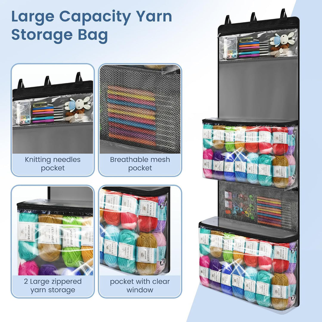 Kreative Woll-Organizer-Tasche Karnz