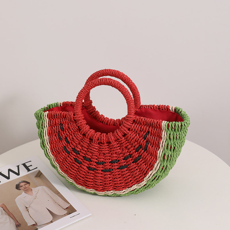Damen handgefertigte Strandtasche mit geflochtenem Design Karnz