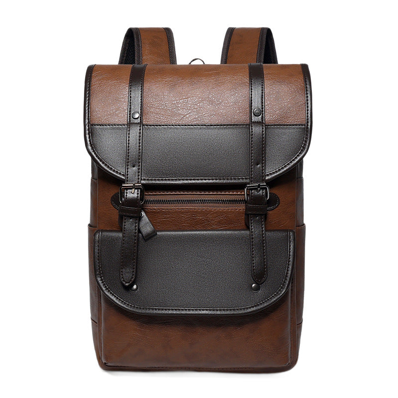 Premium Leder Laptop Rucksack Karnz