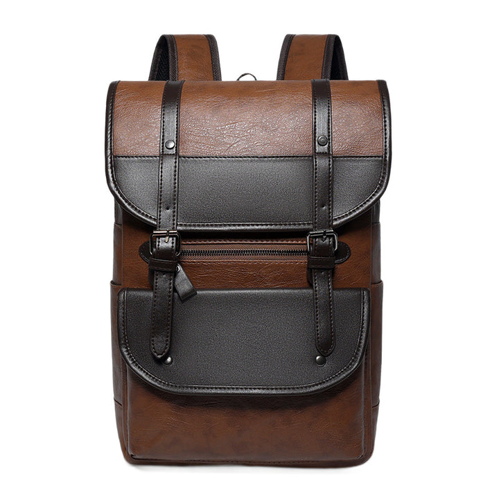 Premium Leder Laptop Rucksack Karnz