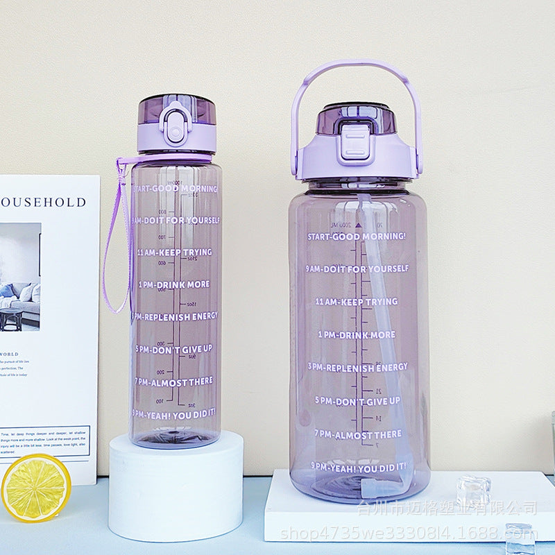 Damen Motivierende Trinkflasche Karnz