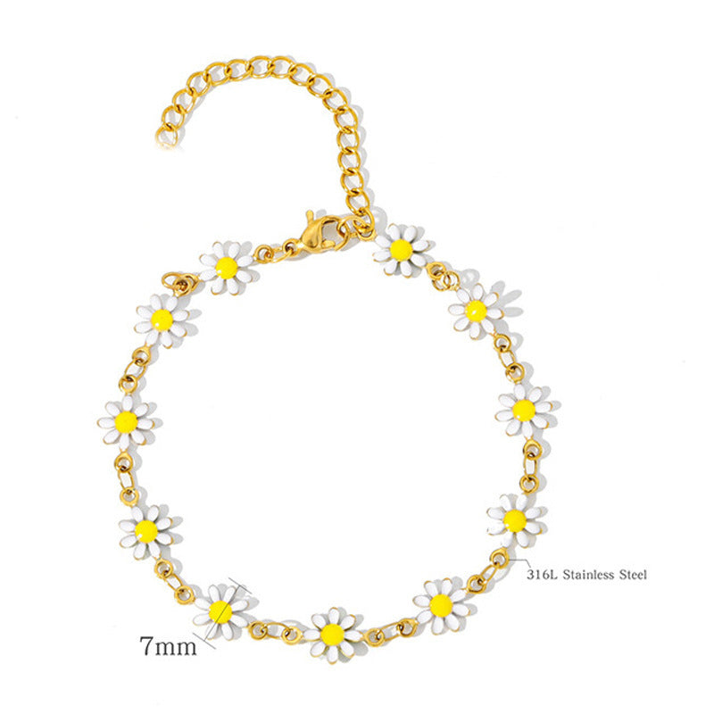Flower Charm Armband Karnz