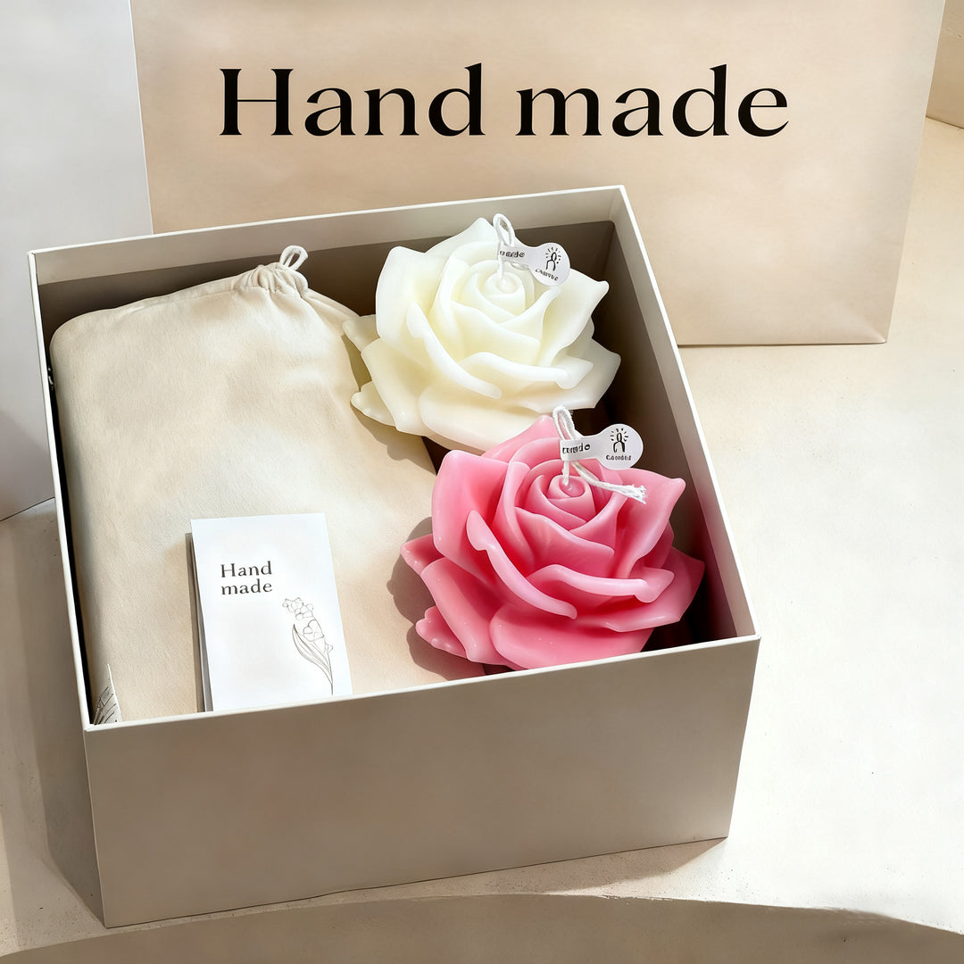 Rosenförmige Aromatherapiekerze