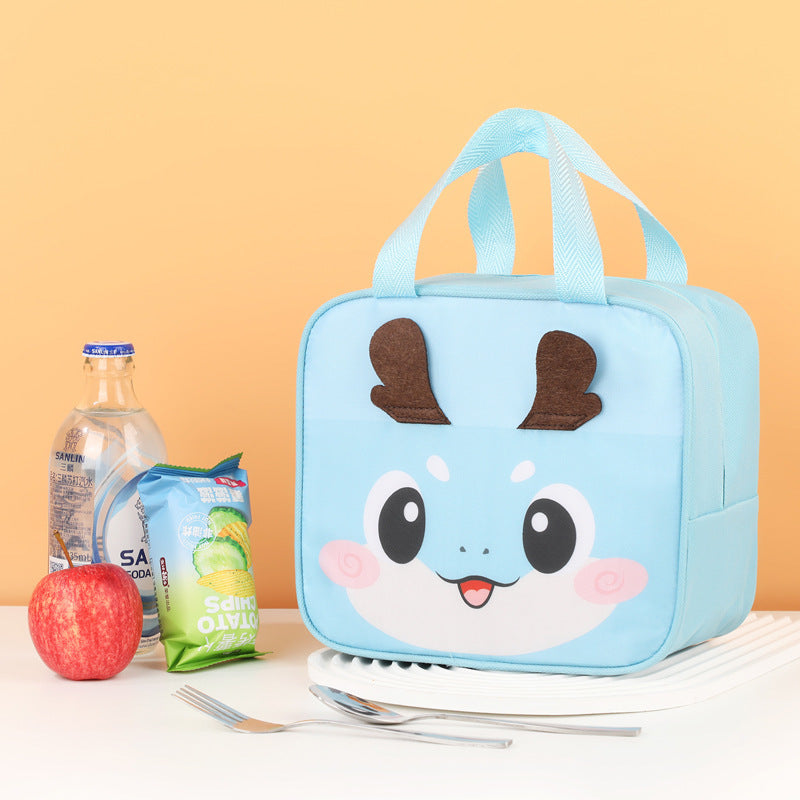 Isolierte Dinosaurier-Themen-Lunch-Tasche