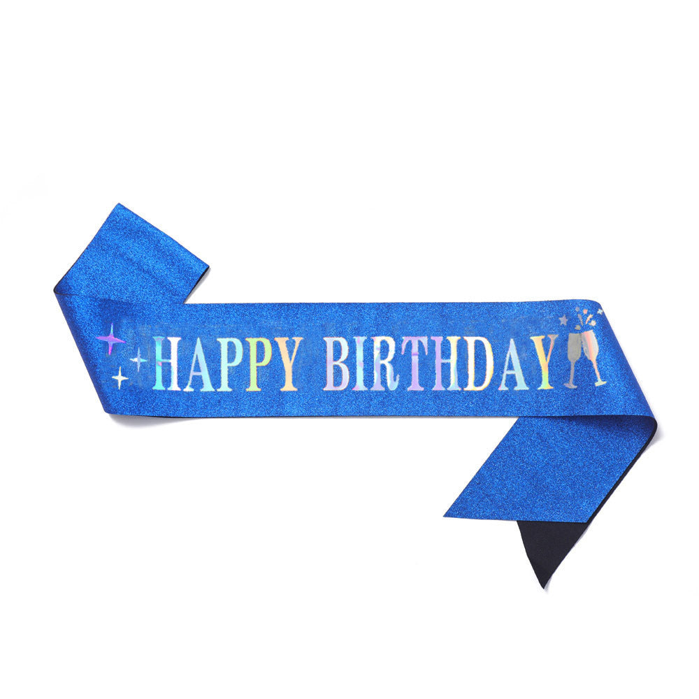 Damen Funkenkrone mit „Happy Birthday“ Schriftzug Karnz