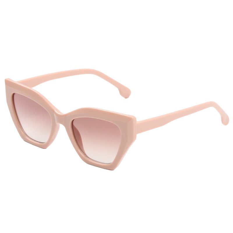 Damen Cat-Eye Sonnenbrille mit originellem Muster Karnz