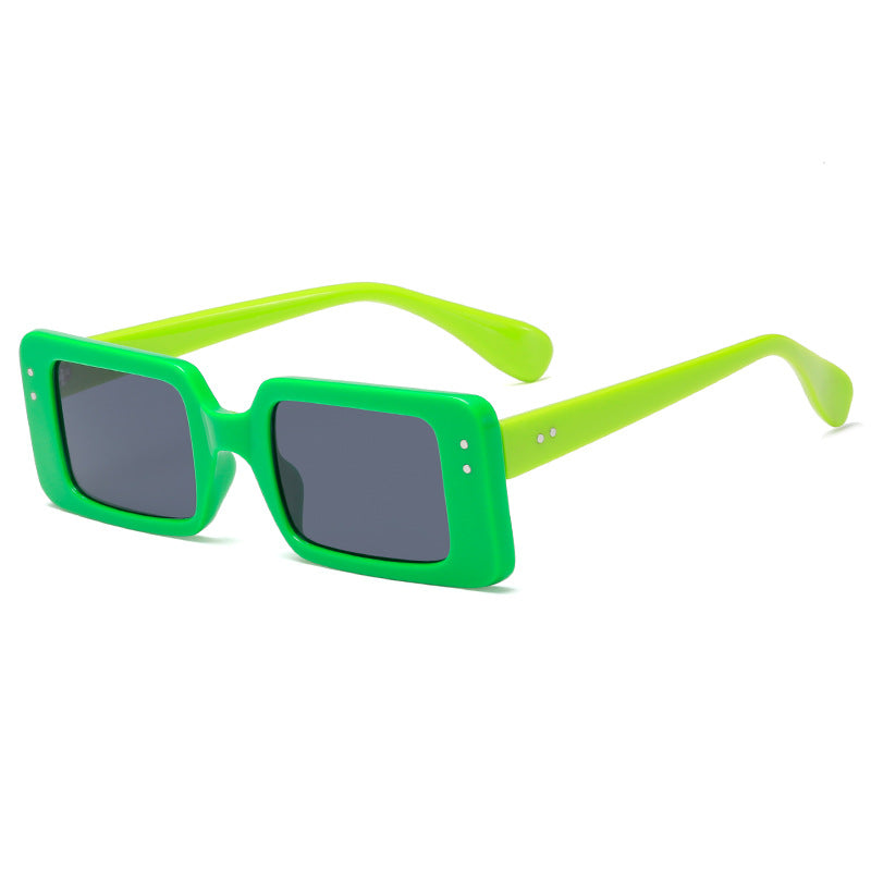 Damen modische quadratische Sonnenbrille mit modernem Design und UV-Schutz Karnz