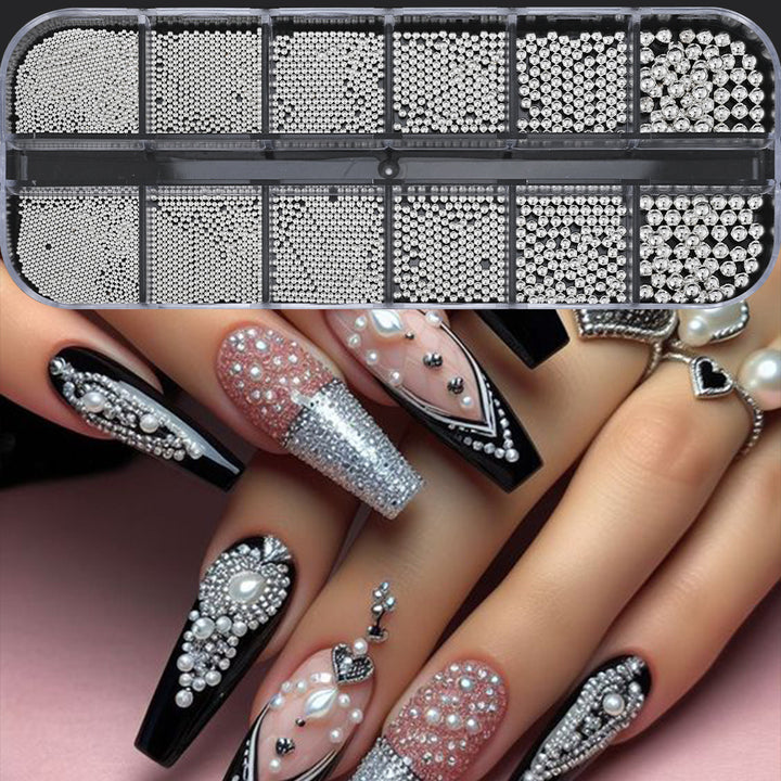 Dekoratives Nagelkunst Strass Set  1791507002