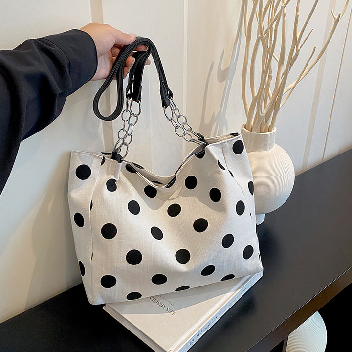 Stylische Punktedotte-Tasche