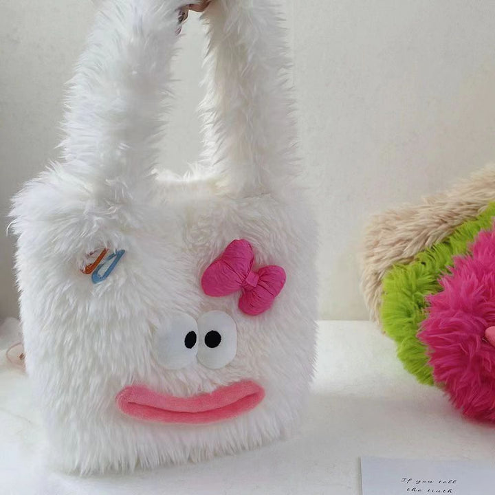 Kuschelige Plüschhandtasche mit Tiermotiv Karnz