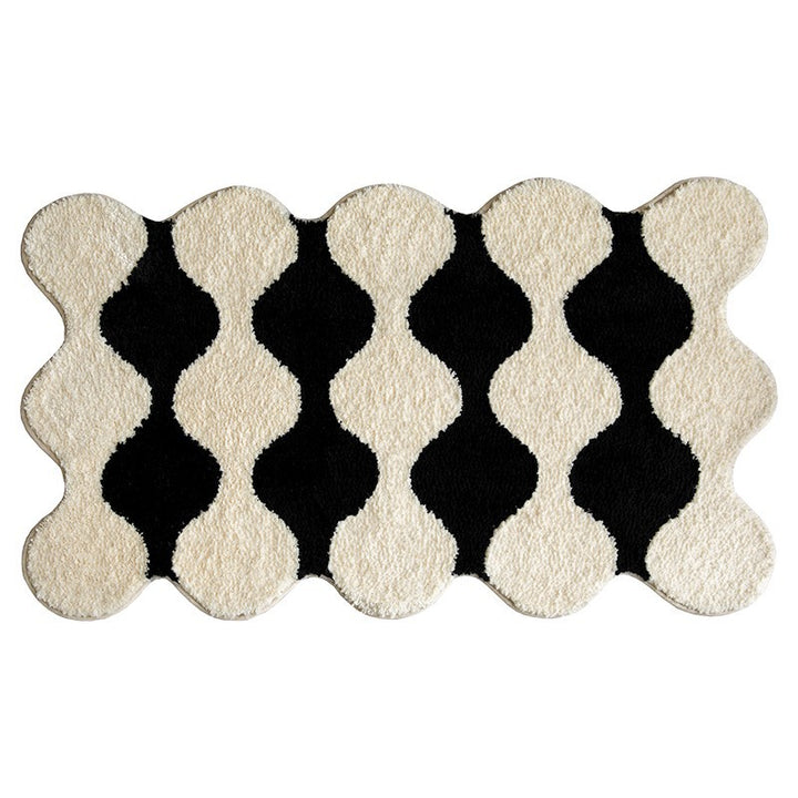 Zeitgenössischer Wellen-Design Karnz Teppich