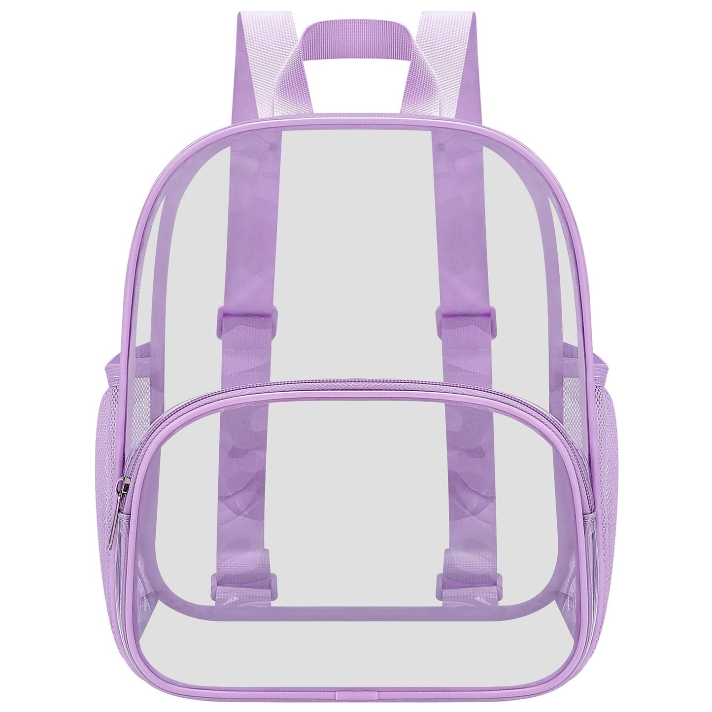 Unisex durchsichtiger Alltagsrucksack mit verstärktem Boden und atmungsaktiven Trägern Karnz