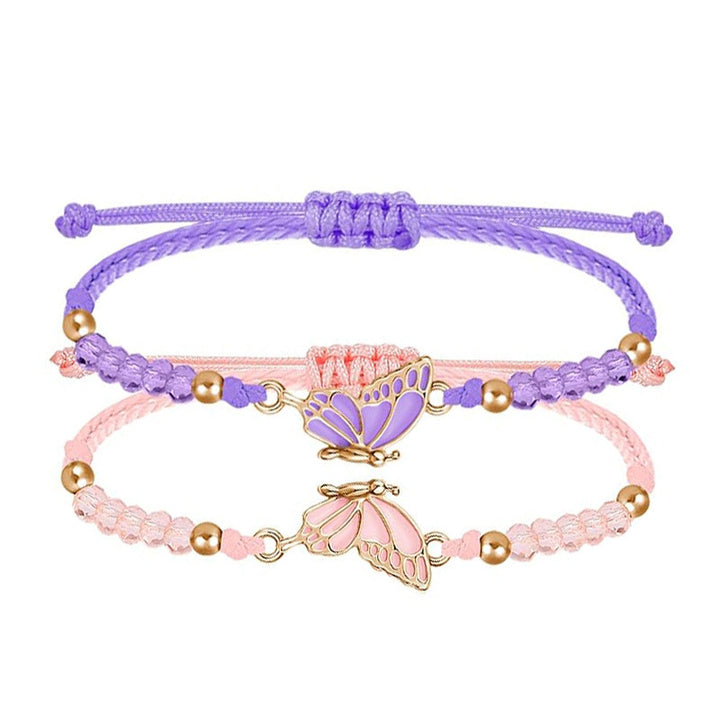 Butterfly Charm Halskette und Armband Set Karnz