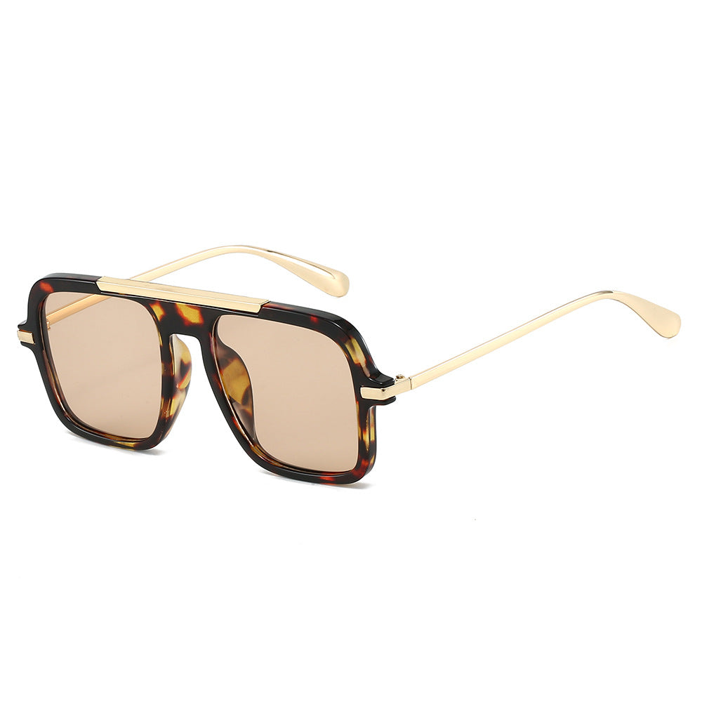Damen modische Sonnenbrille mit angesagtem quadratischem Rahmen Karnz