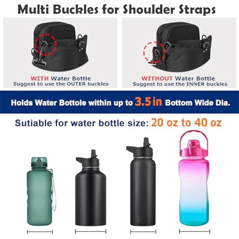 Multifunktionale Umhängetasche mit Wasserabweisendem Material Karnz