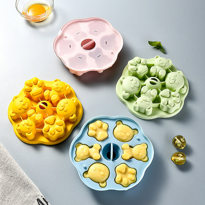 Silikon-Eiswürfelform mit Tierischen Motiven Karnz