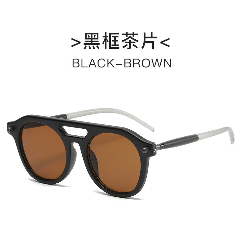 Damen exklusive Sonnenbrille mit auffälligem Schildkrötenmuster und robustem Rahmen Karnz