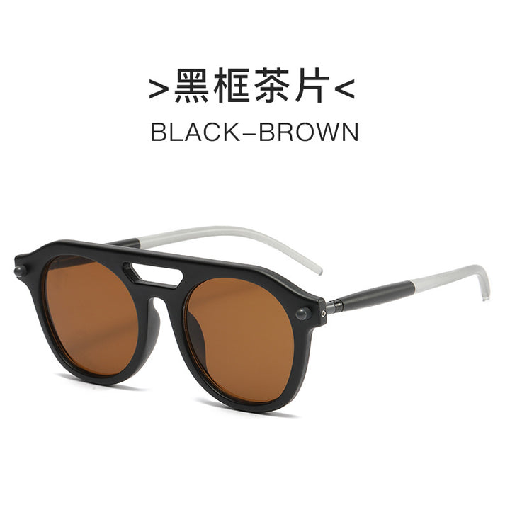 Damen exklusive Sonnenbrille mit auffälligem Schildkrötenmuster und robustem Rahmen Karnz