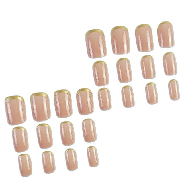 Luxuriöse goldverzierte Gel-Nagelveränderungen Karnz