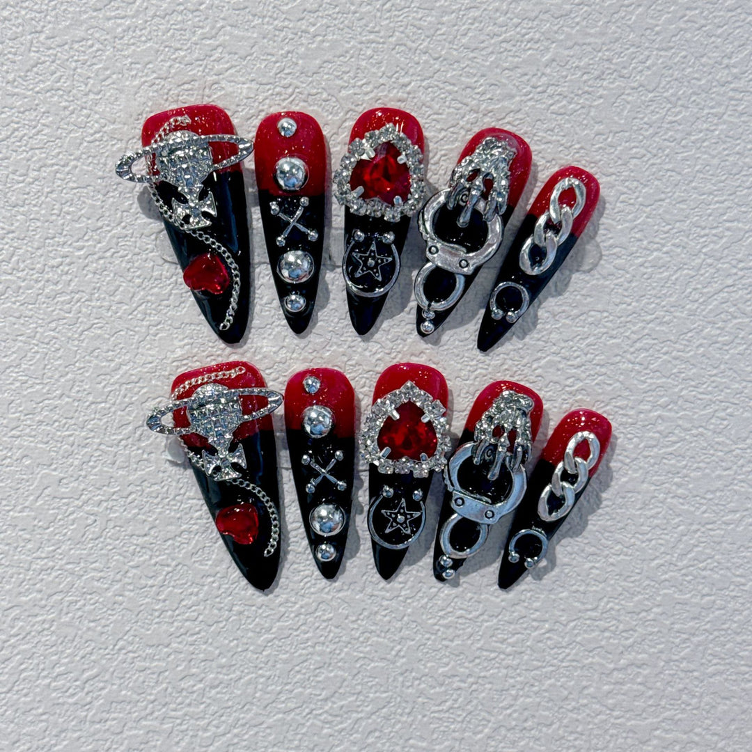 Glamouröse Nagelkunst Verlängerungen