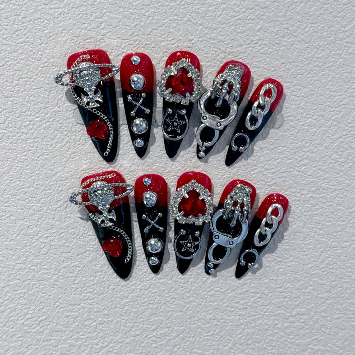 Glamouröse Nagelkunst Verlängerungen