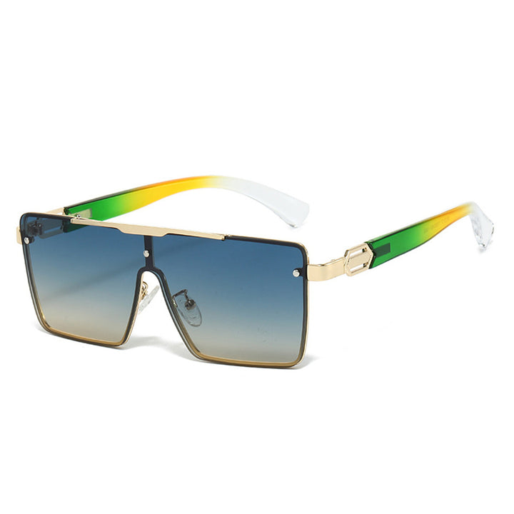 Damen Modische Oversized-Sonnenbrille im exklusiven Schildpatt-Design Karnz