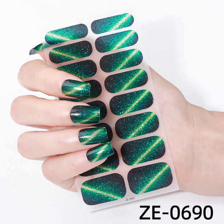 Ombre Glitter Nagel Wraps