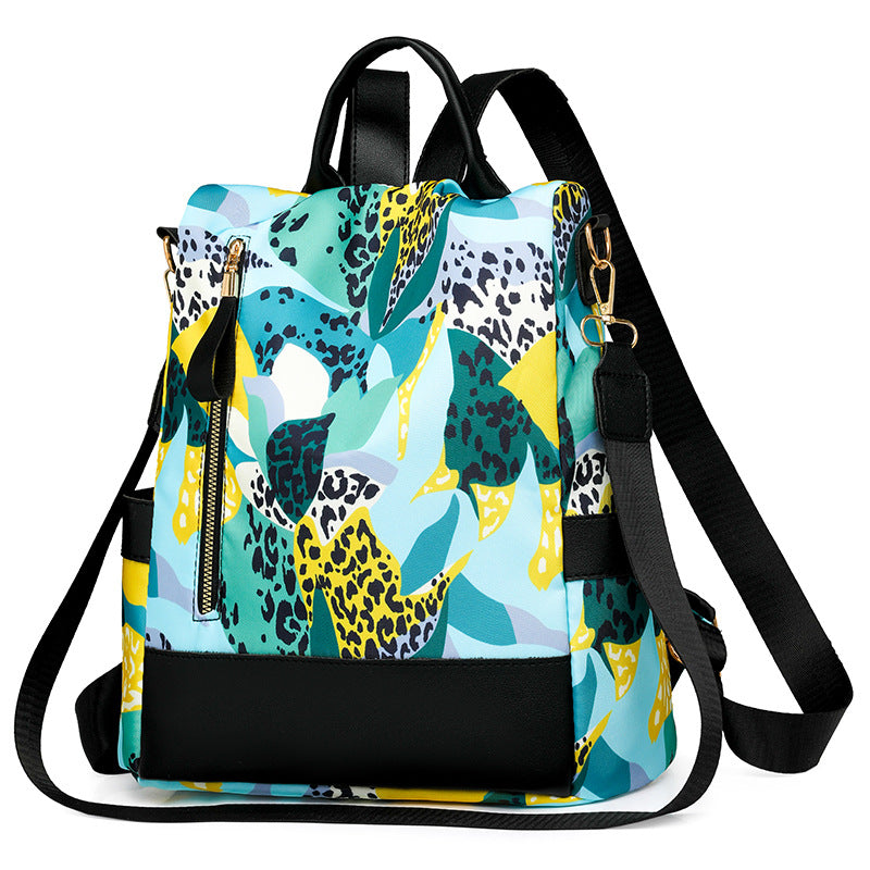 Blumenmuster Mehrfachfach Rucksack Karnz