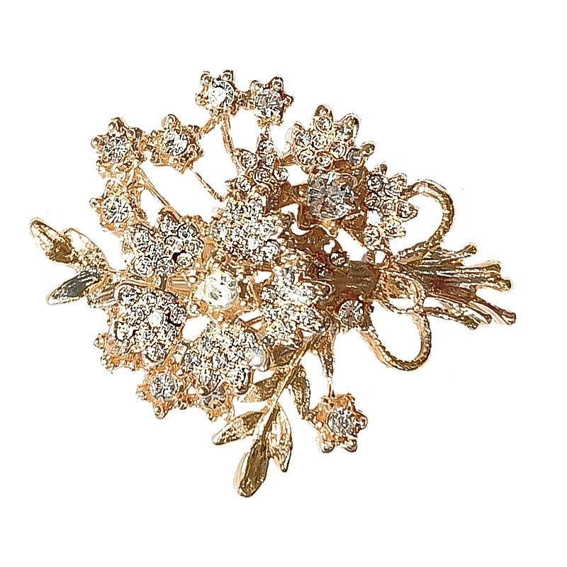 Elegante und Funkelnde Brosche Karnz