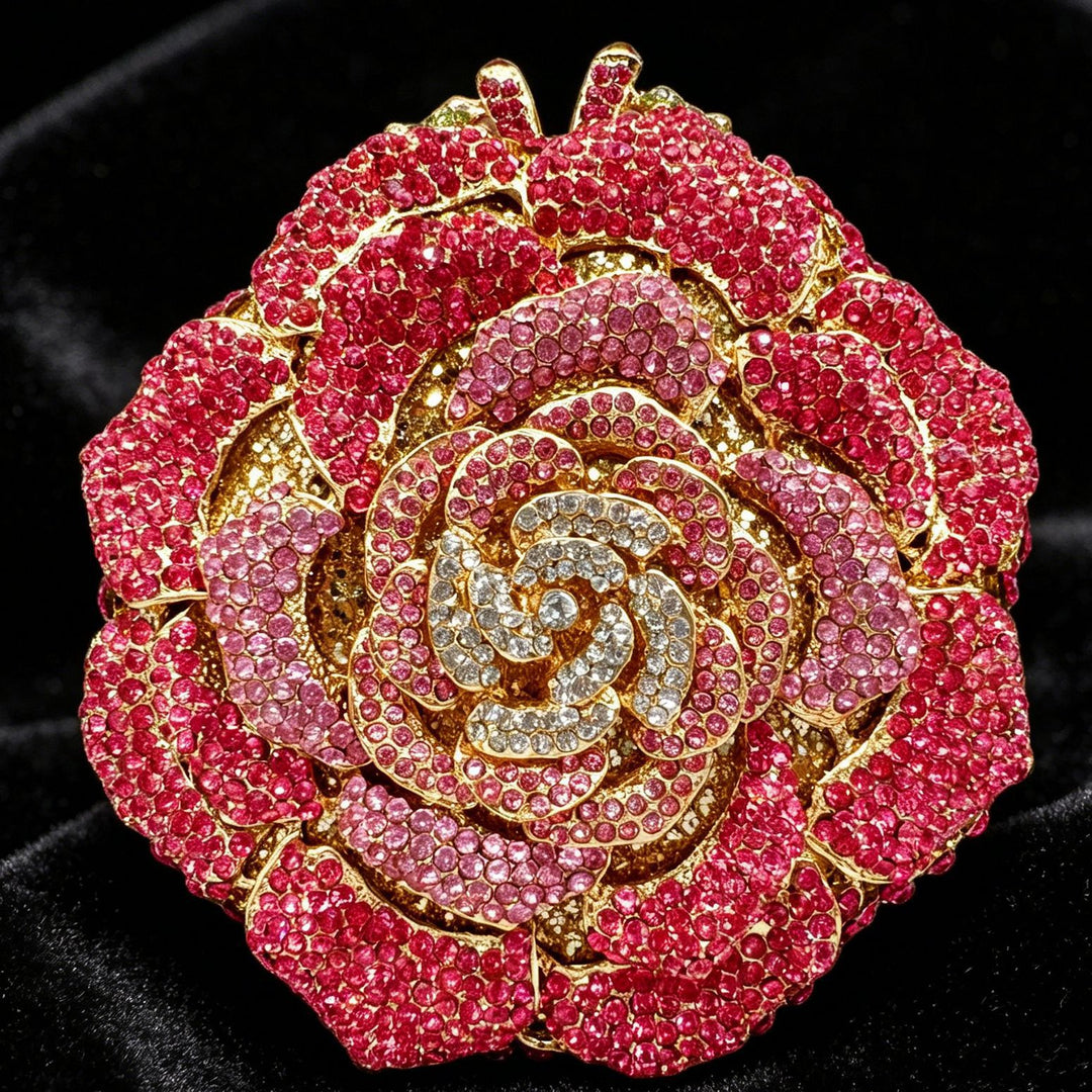 Blumen Rosenförmige Abendclutch