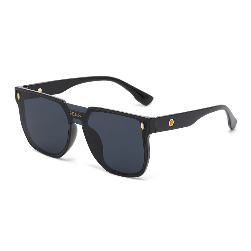 Damen modische Sonnenbrille im trendigen, geometrischen Design Karnz