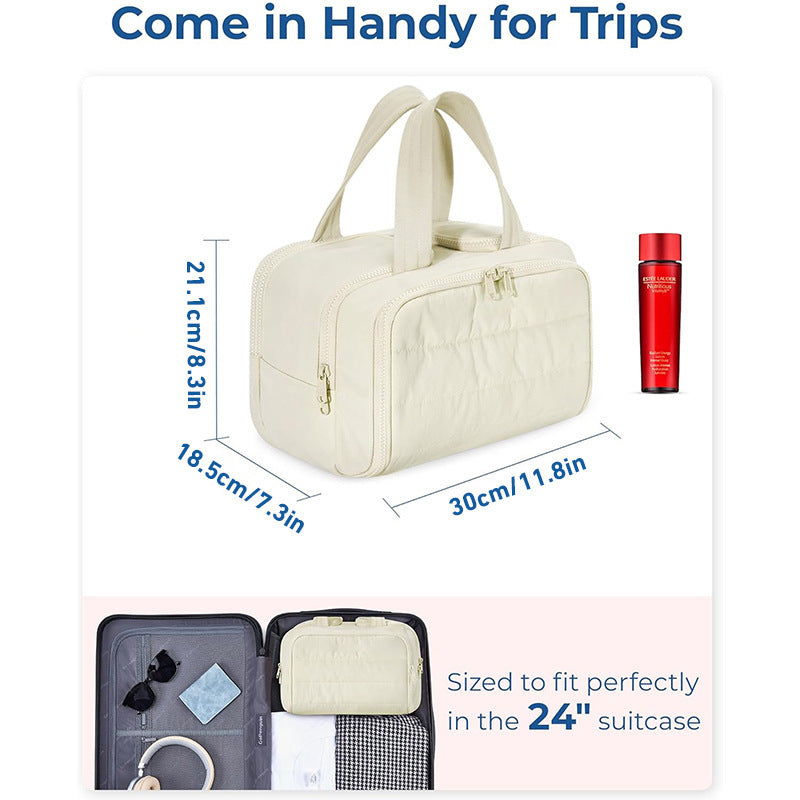 Damen Praktische und stilvolle Kosmetiktasche Karnz